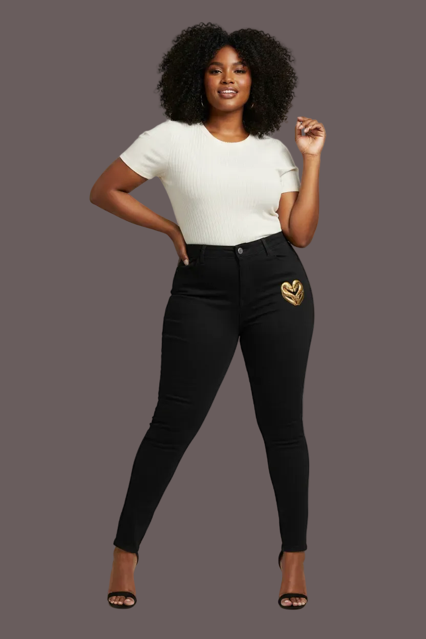 ISSI "Curved" Hi-rise Jeans