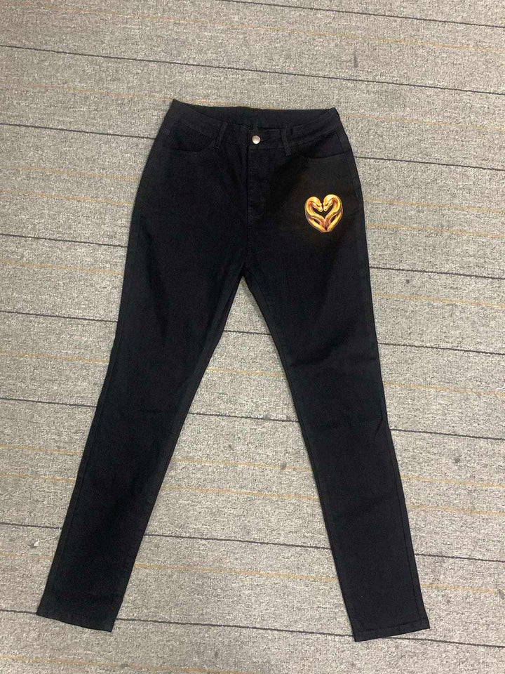 ISSI "Curved" Hi-rise Jeans